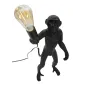 LAMPA STOŁOWA MONKEY NERO 26X34X55 cm